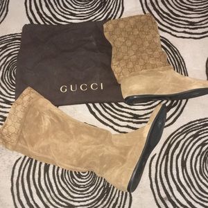Gucci fall pull on boots